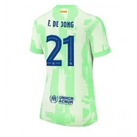 Barcelona Frenkie de Jong #21 Tredje Kläder Dam 2024-25 Kortärmad